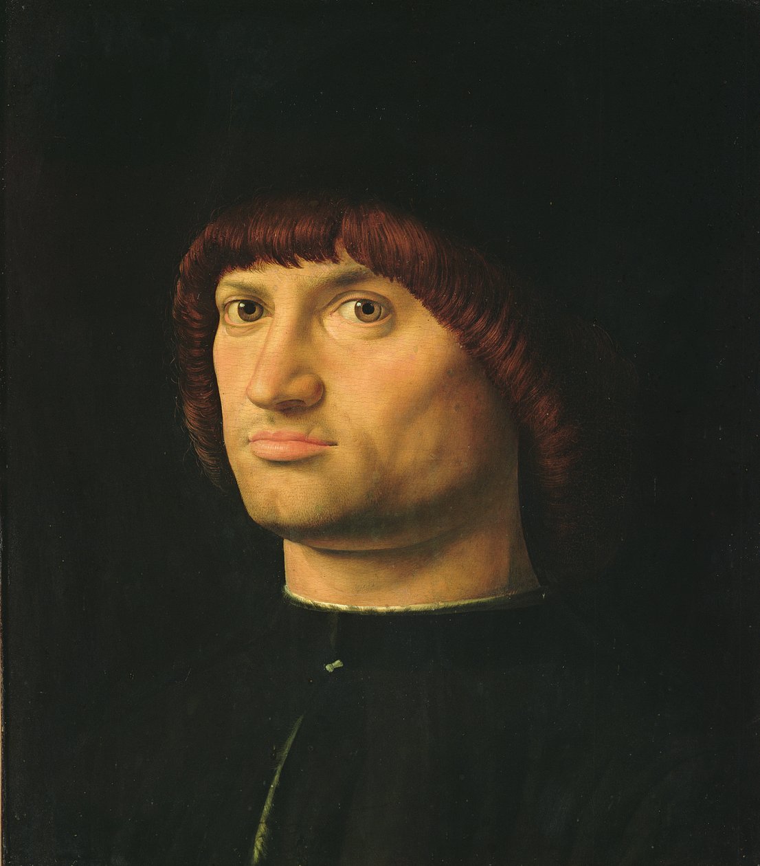 Porträt eines Mannes, oder Der Condottiere, 1475 von Antonello da Messina