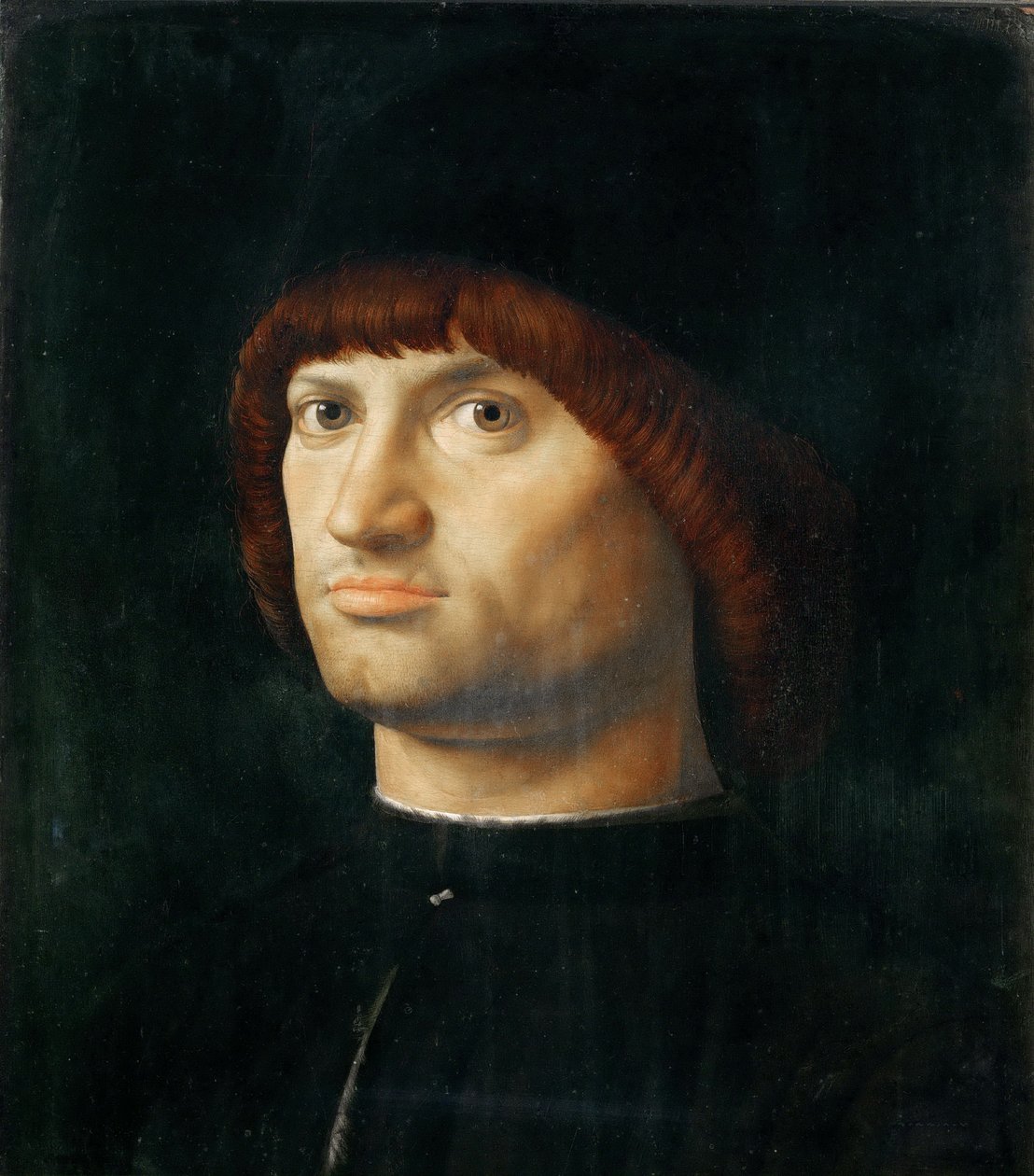 Porträt eines Mannes von Antonello da Messina