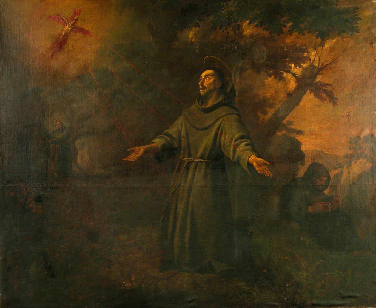 Der heilige Franziskus erhält die Stigmata von Antoni Viladomat
