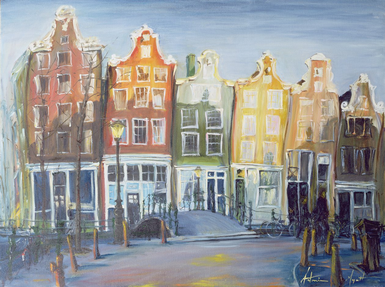 Häuser von Amsterdam, 1999 von Antonia Myatt