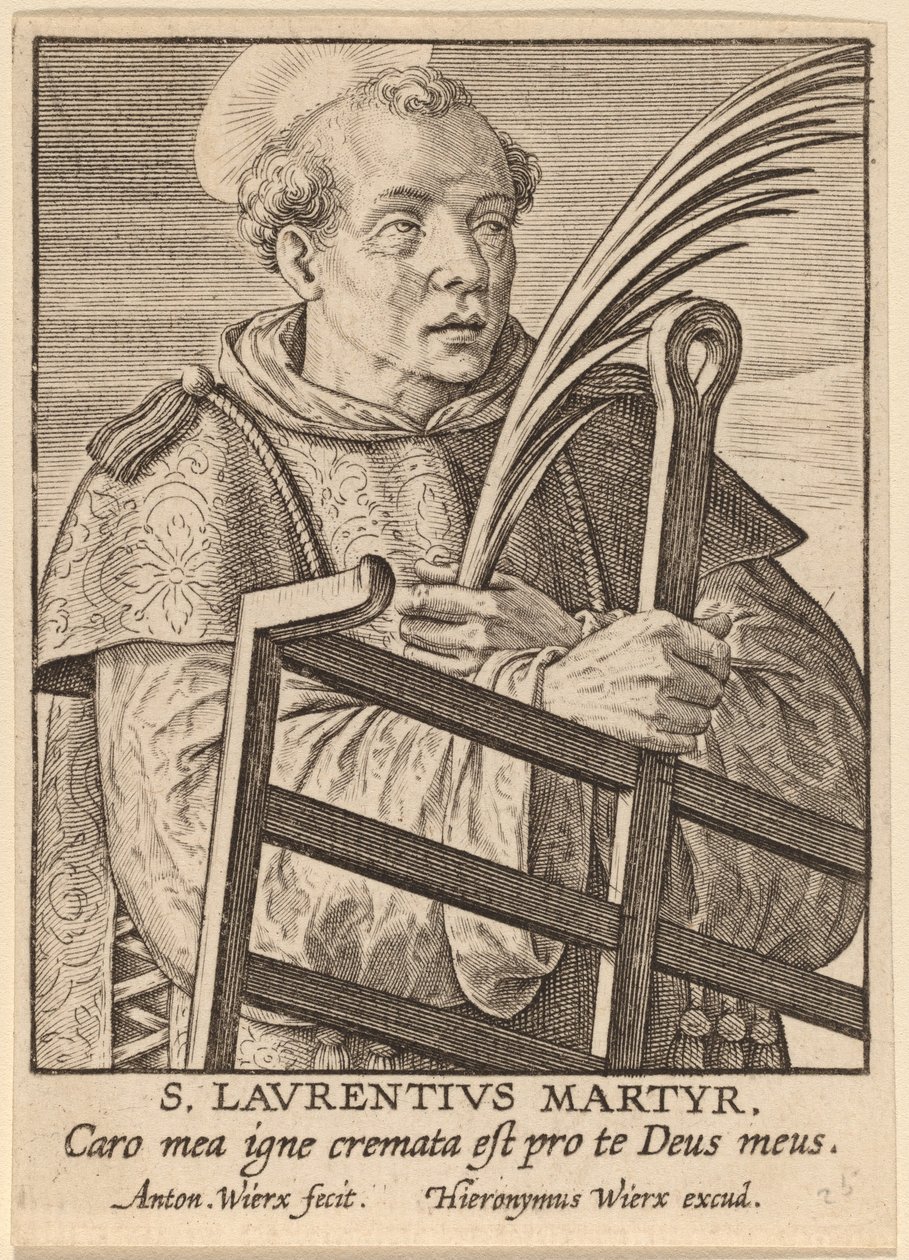 S. Laurentius Märtyrer von Antonie Wierix