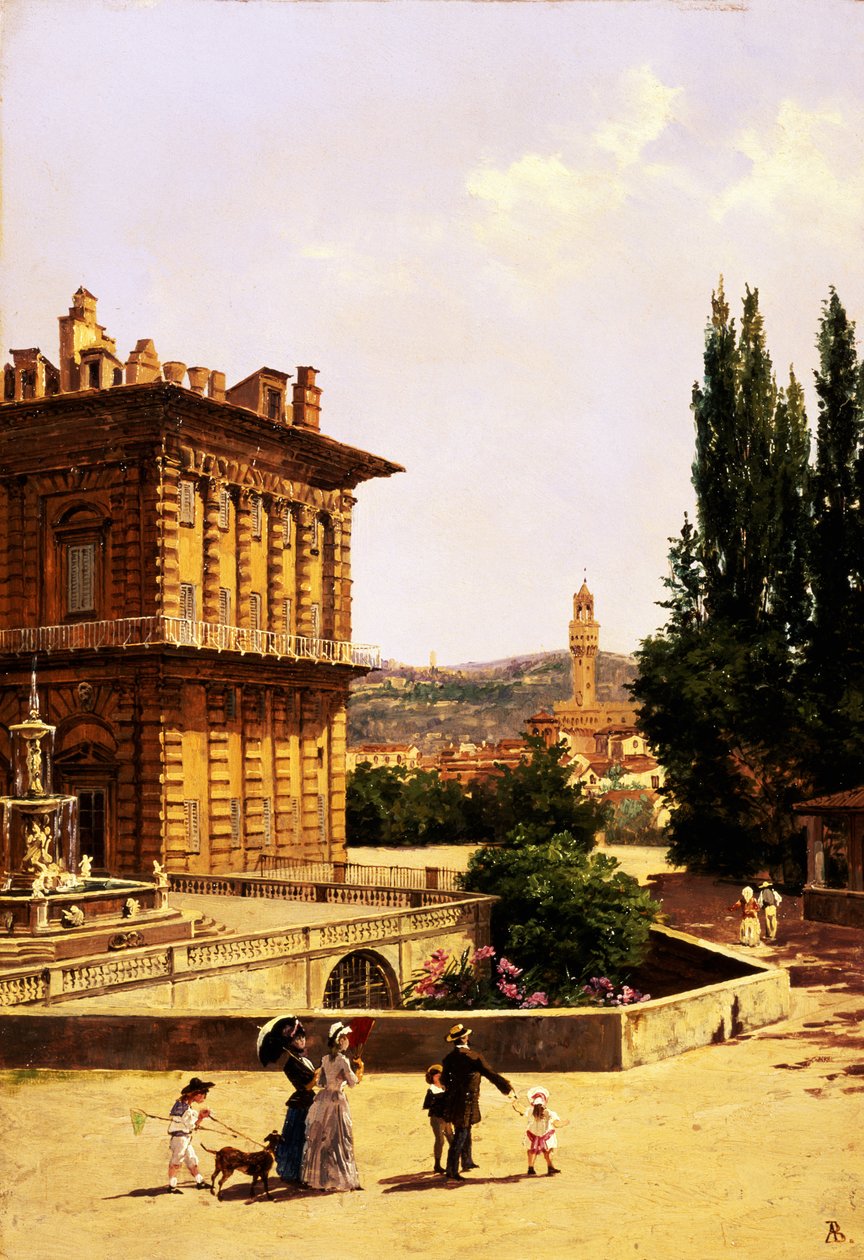 Beim Pitti-Palast, Florenz von Antonietta Brandeis