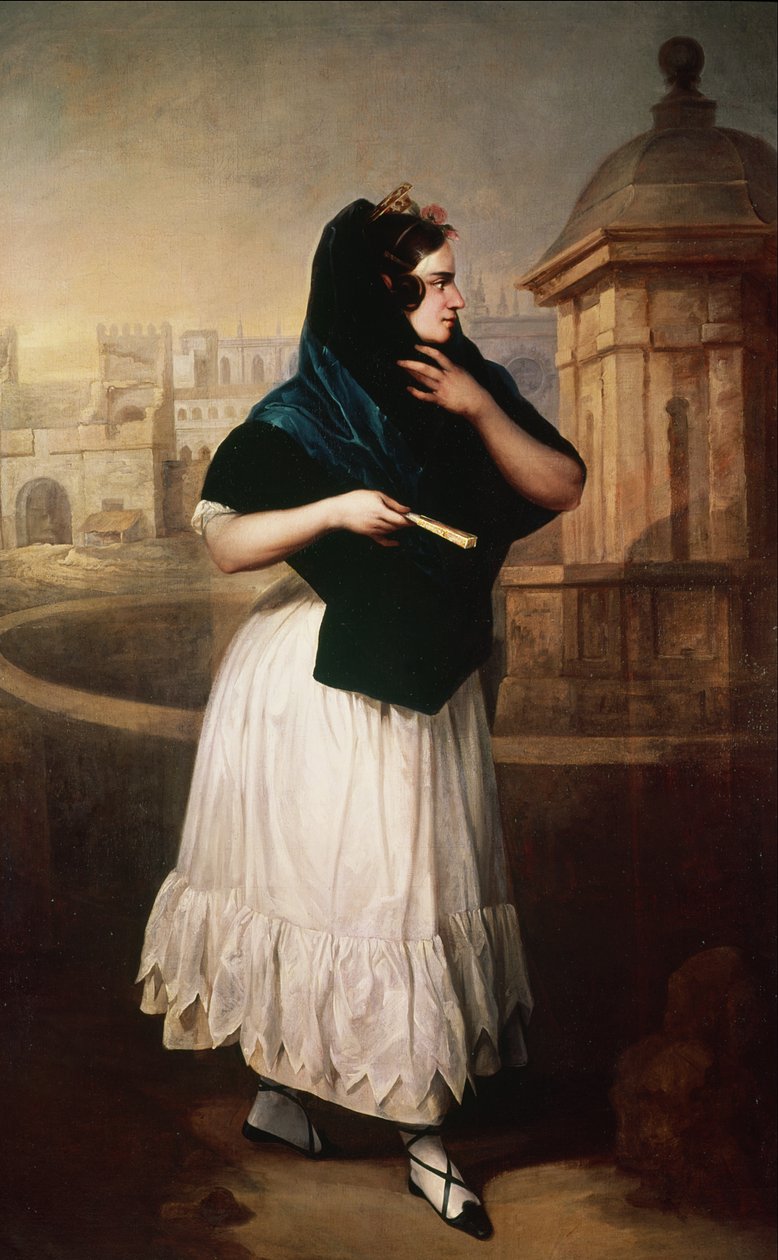 Porträt einer Contessa von Antonio Cabral Bejarano