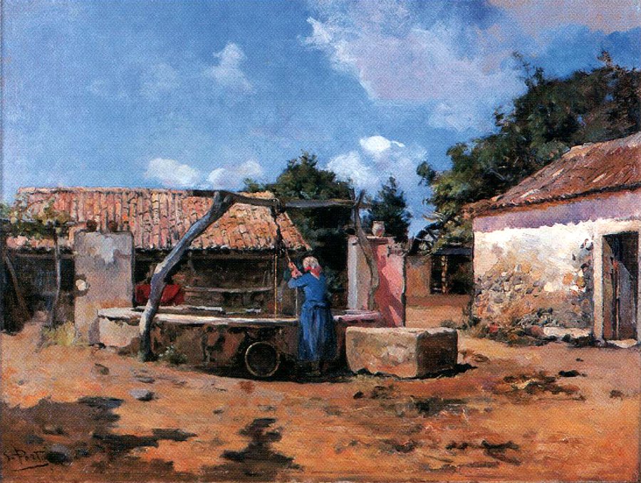 An der Zisterne von Antonio Carvalho Silva de Porto
