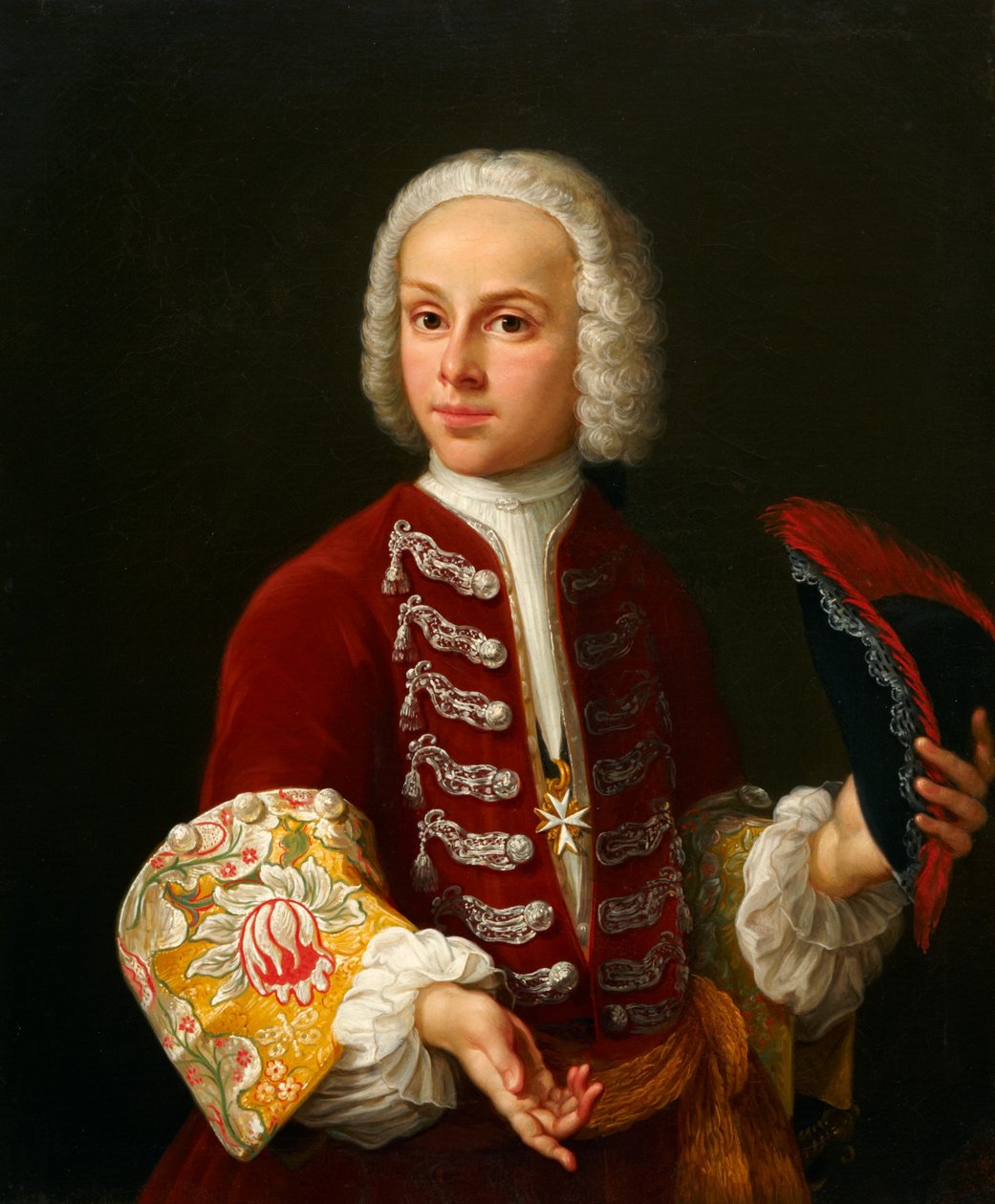 Junger Ritter des Ordens von St. John, ca. 1730 von Antonio David