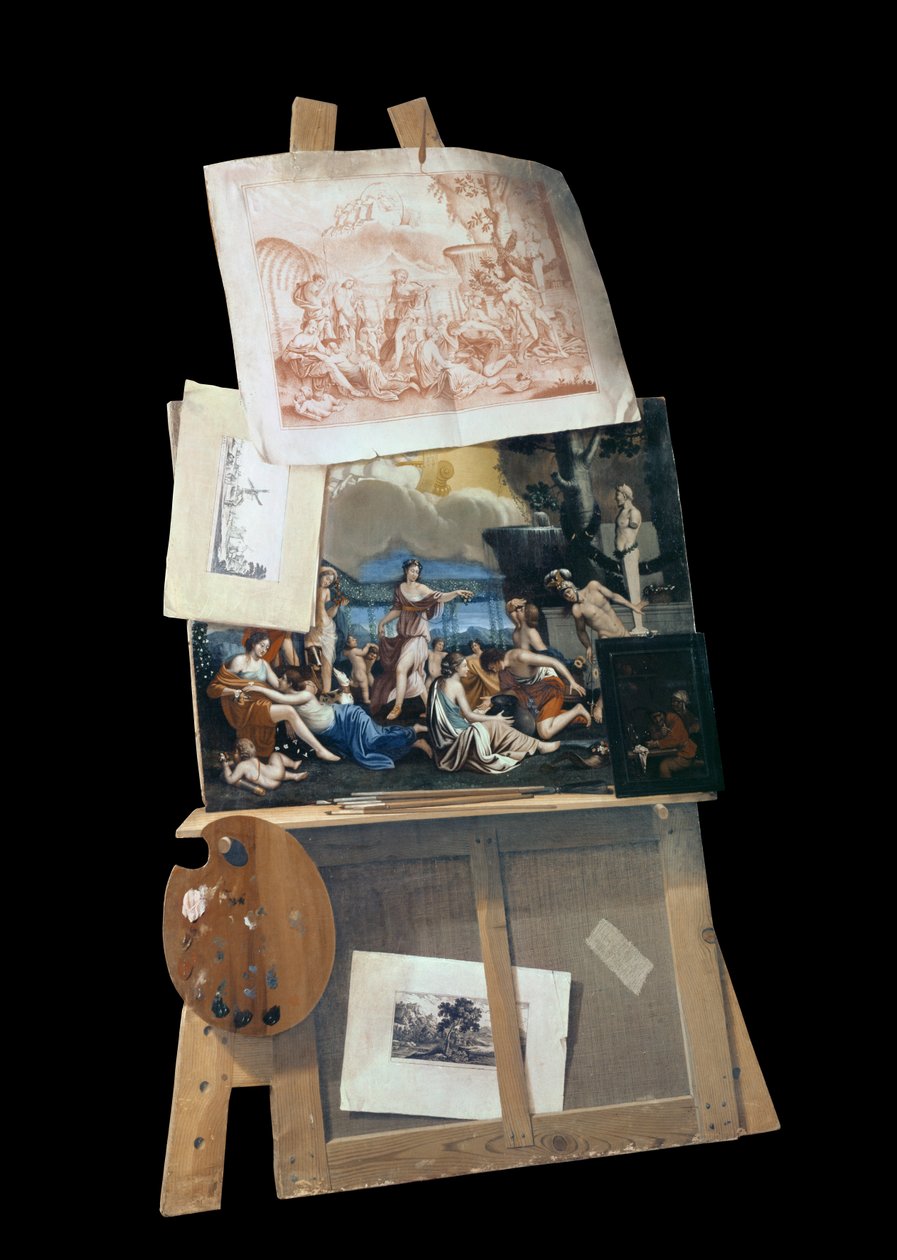 Die Staffelei des Malers, 1686 von Antonio Forbera