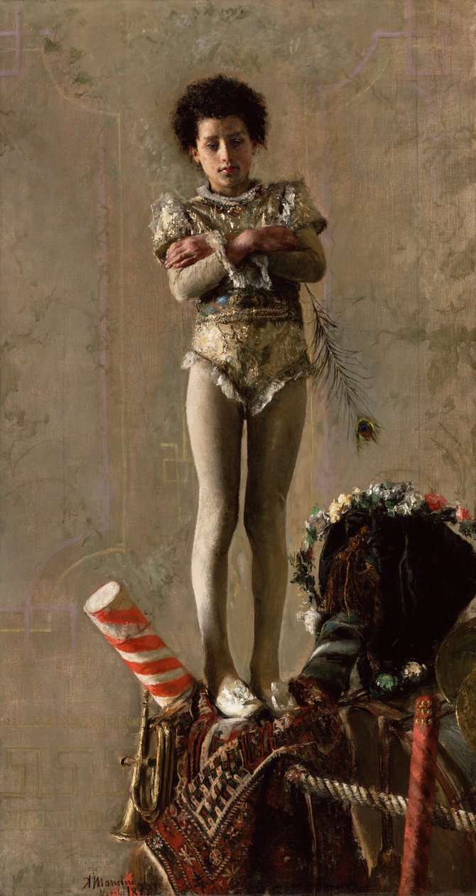 Der Saltimbanco von Antonio Mancini