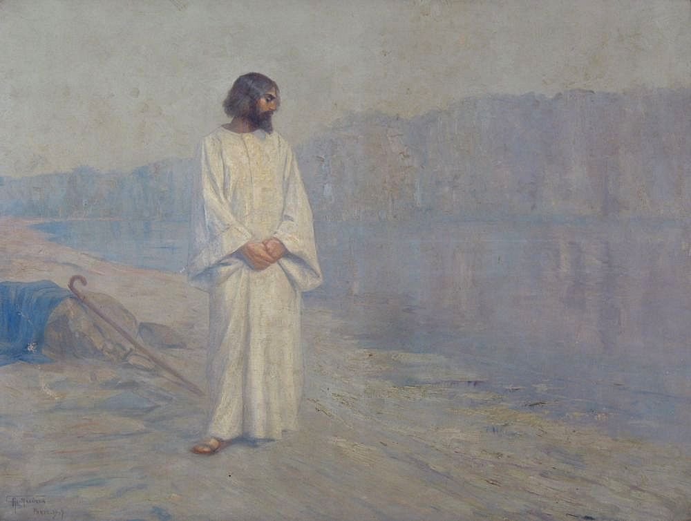 Christus bei Golgotha von Antonio Parreiras