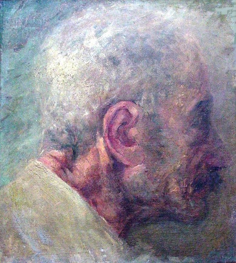 Kopf eines alten Mannes von Antonio Parreiras