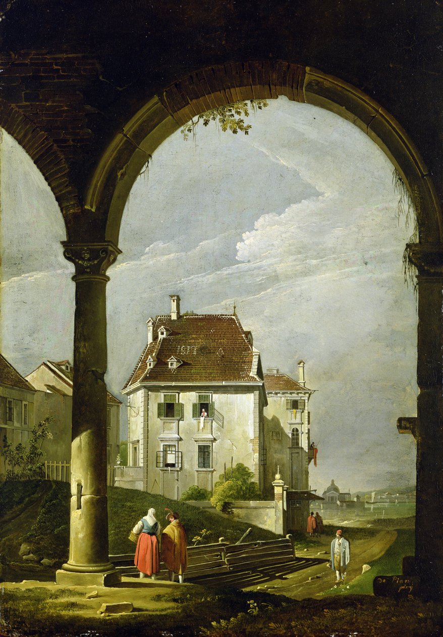 Venezianische Ansicht, 1817 von Antonio Pian