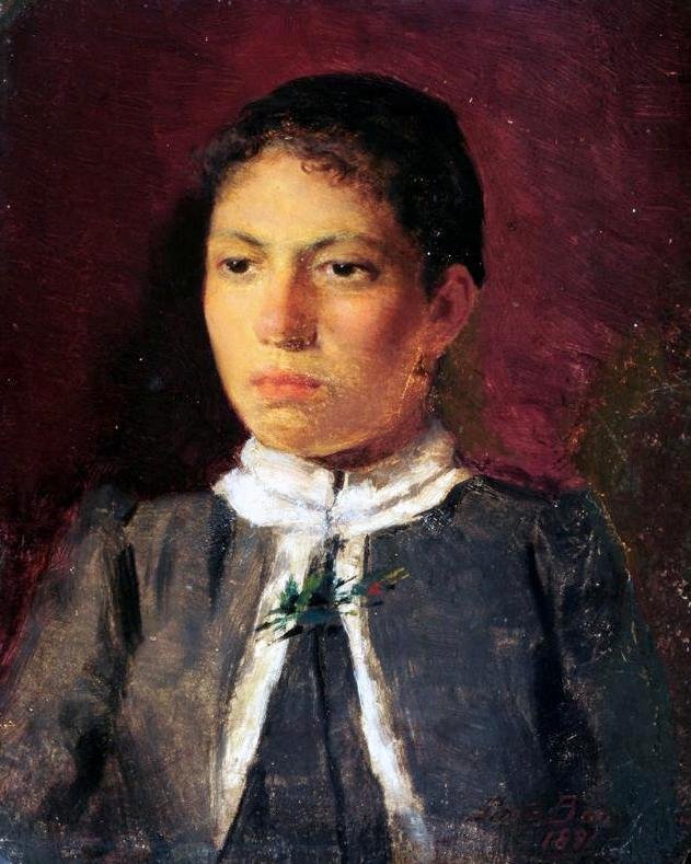 Porträt einer Frau von Antonio Rafael Pinto Bandeira
