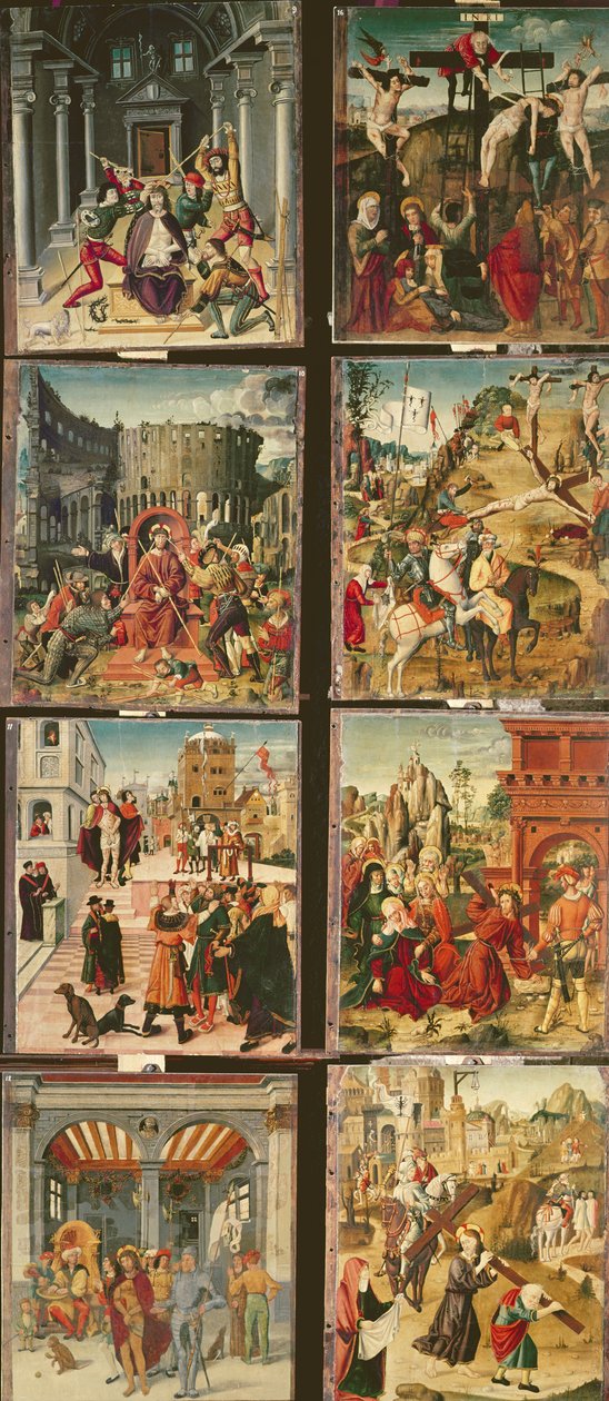 Rechtes Panel des Retabels der Passion von Antonio Ronzen