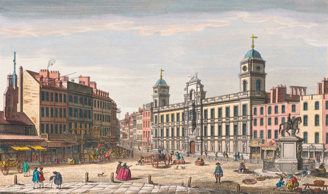 Northumberland House, Charing Cross von Antonio (after) Canaletto