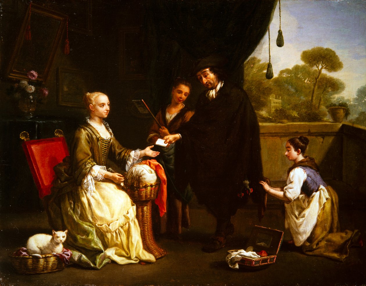 Ein Paar Genreszenen von Antonio Amorosi