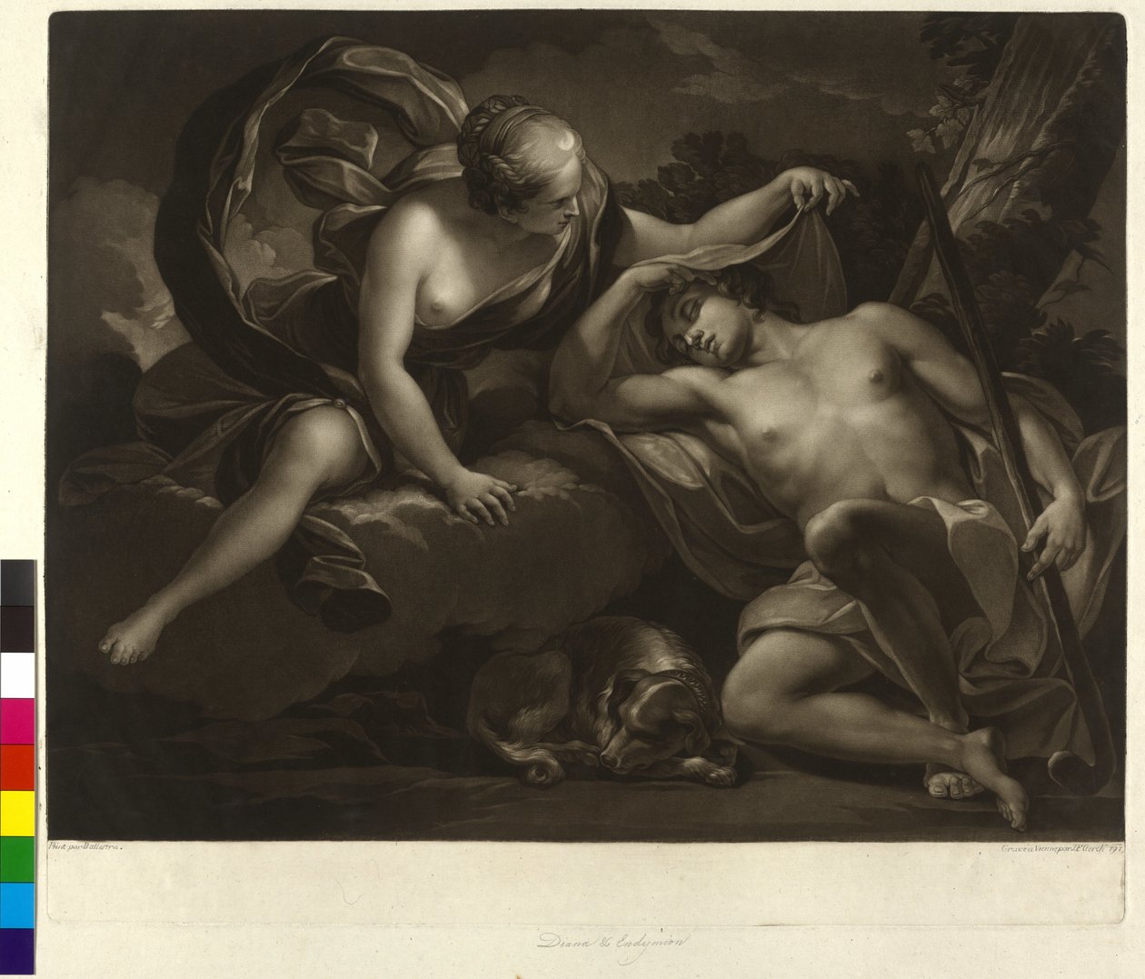Diana und Endymion von Antonio Balestra