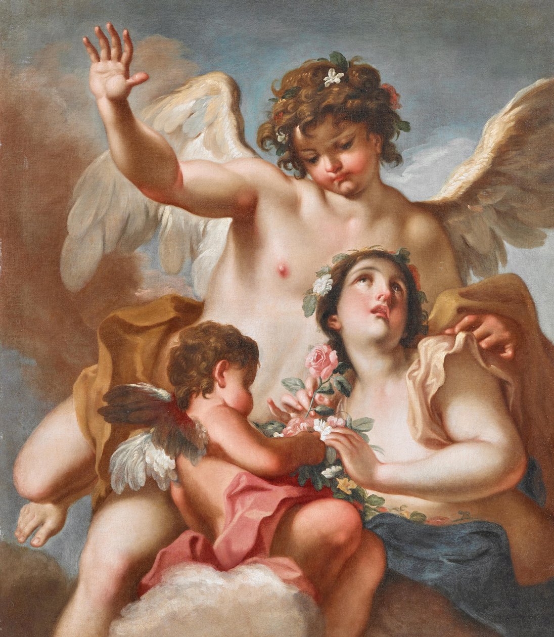 Zephyrus, Flora und Amor von Antonio Balestra