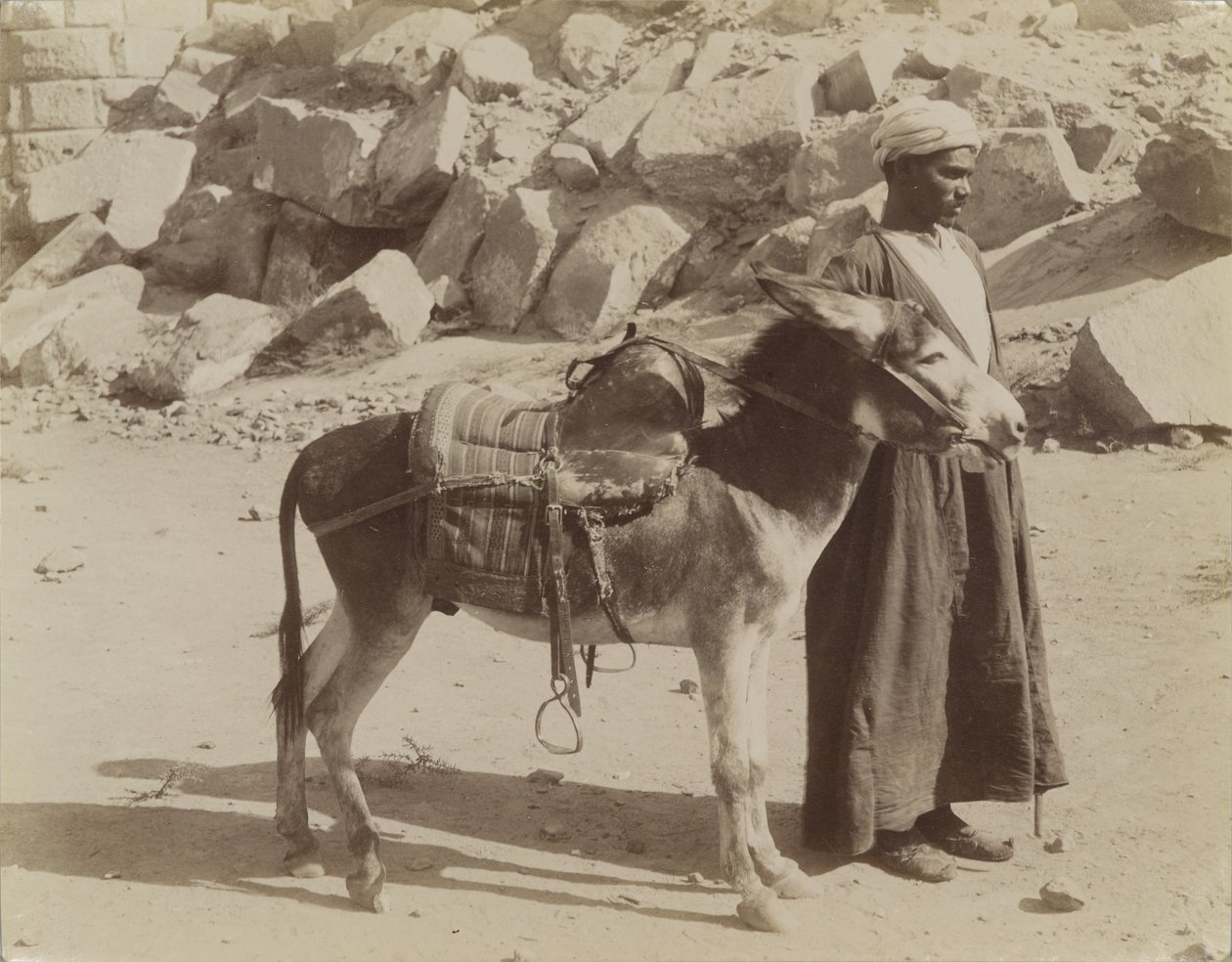 Bourier und Bouriquer, Ägypten von Antonio Beato