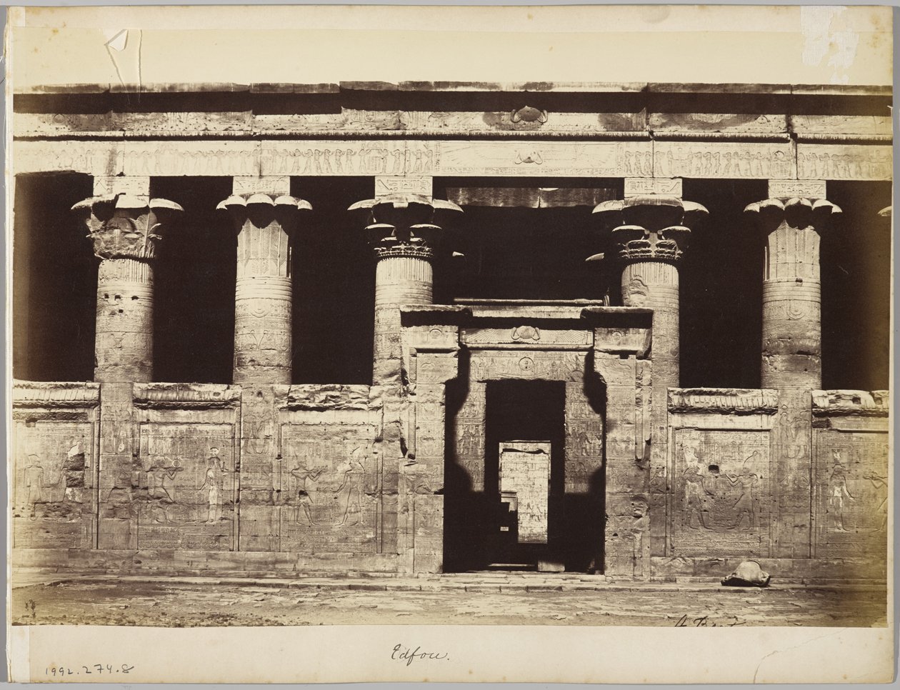 Edfu, Ägypten von Antonio Beato