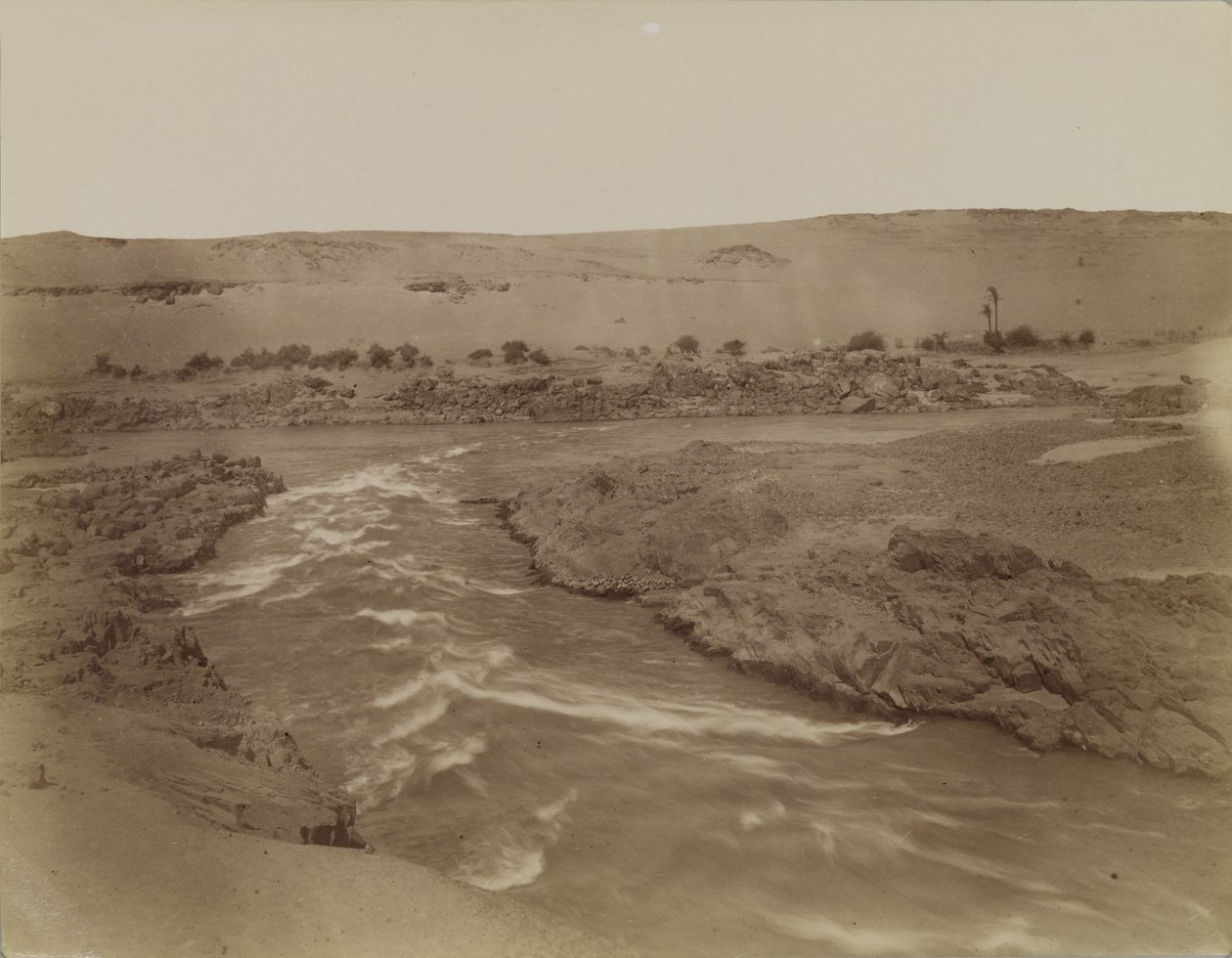 Stromschnellen an den Nilkatarakten, Ägypten von Antonio Beato