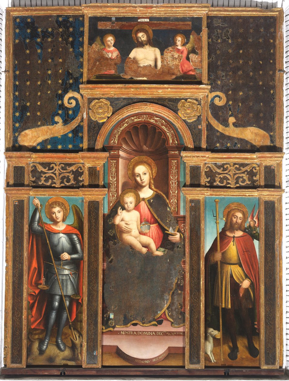 Polyptychon Unserer Lieben Frau der Tröstung von Antonio Brea