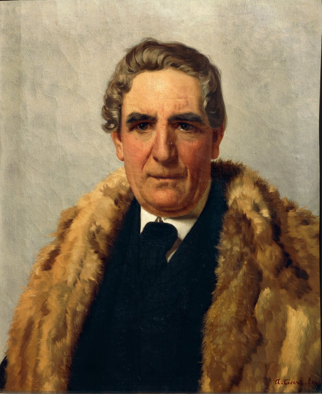 Porträt von Domenico Guerrazzi von Antonio Ciseri