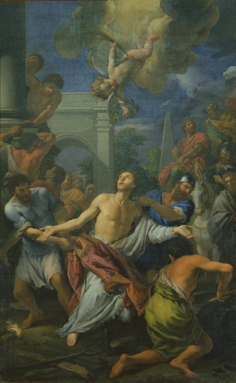 Das Martyrium des Heiligen Laurentius von Antonio Domenico Gabbiani