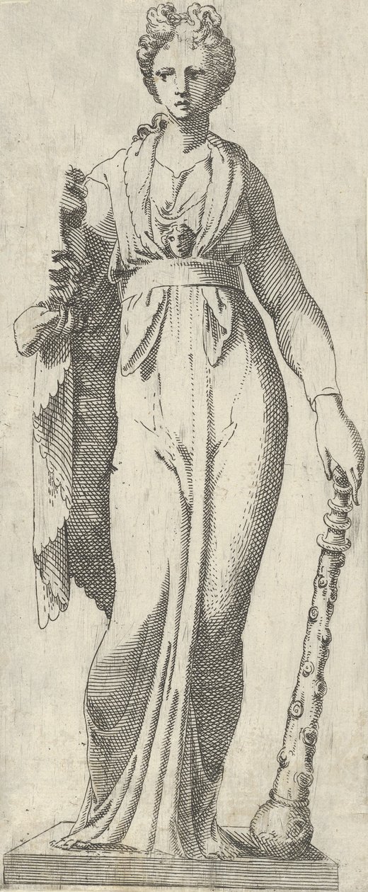 Melpomene, vom Mattei-Sarkophag, Rom, 1540-45 von Antonio Fantuzzi