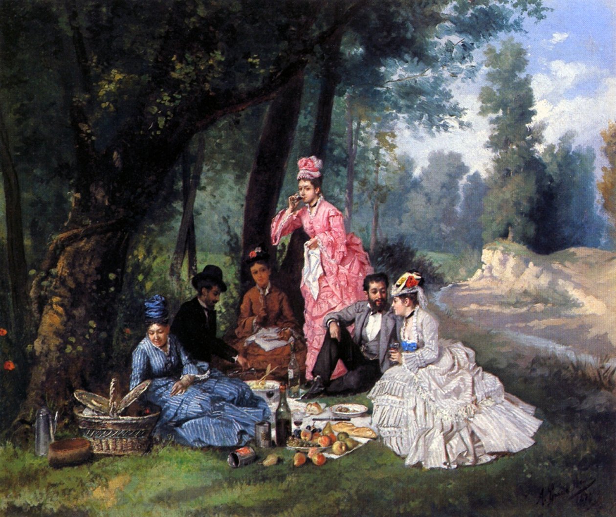 Ein Sommermittagessen von Antonio Garcia Mencia