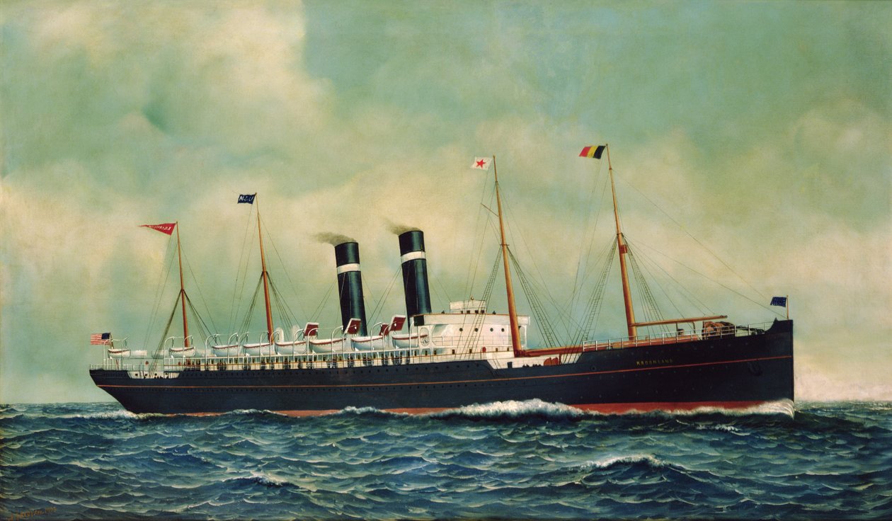Dampfer Kroonland von Antonio Jacobsen