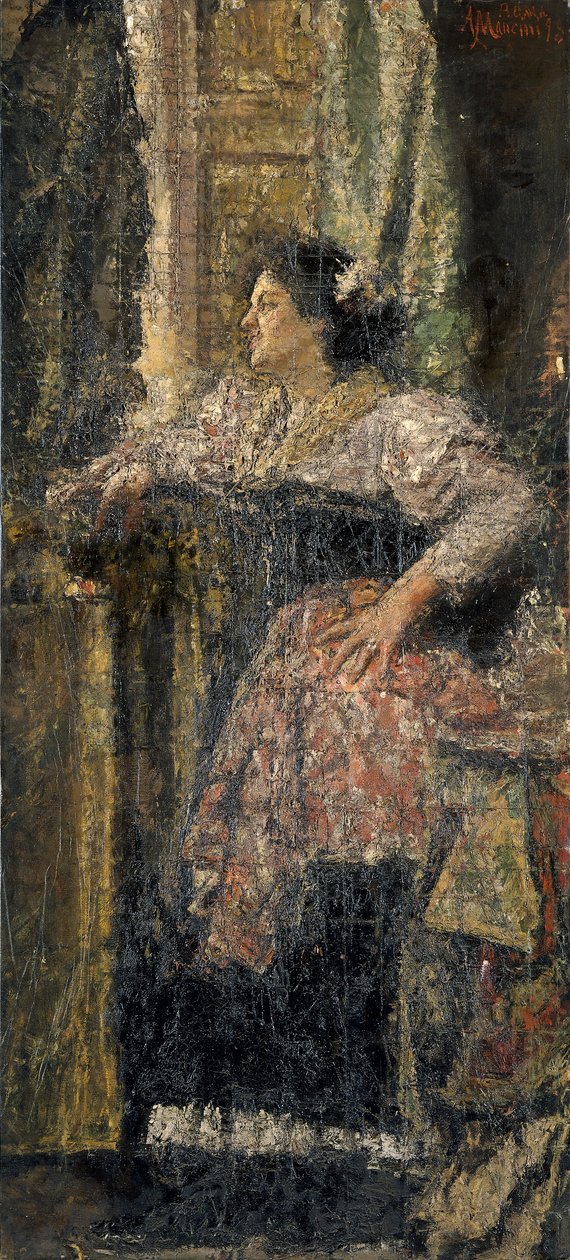 Porträt eines Mädchens, 1898 von Antonio Mancini