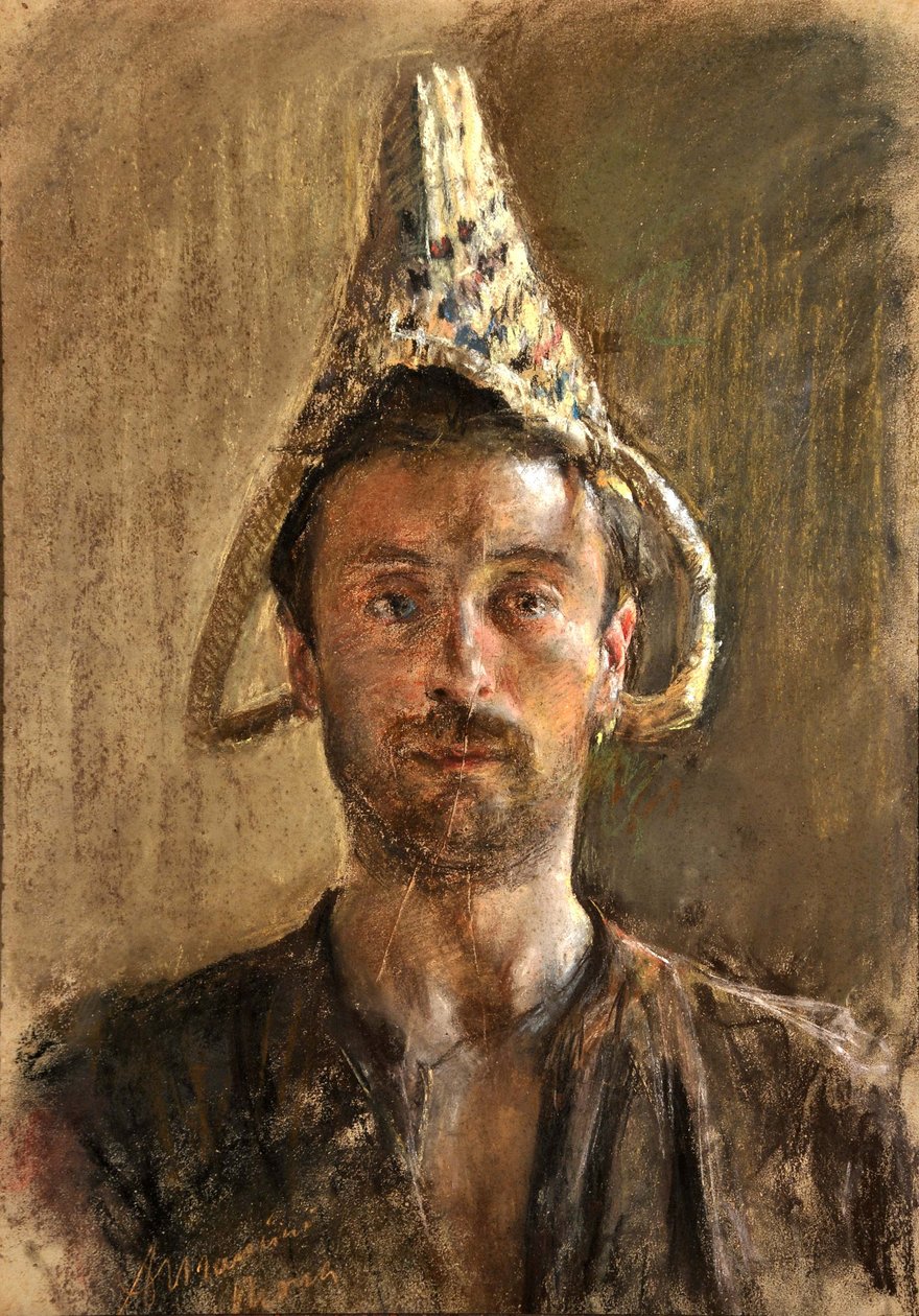 Selbstporträt von Antonio Mancini