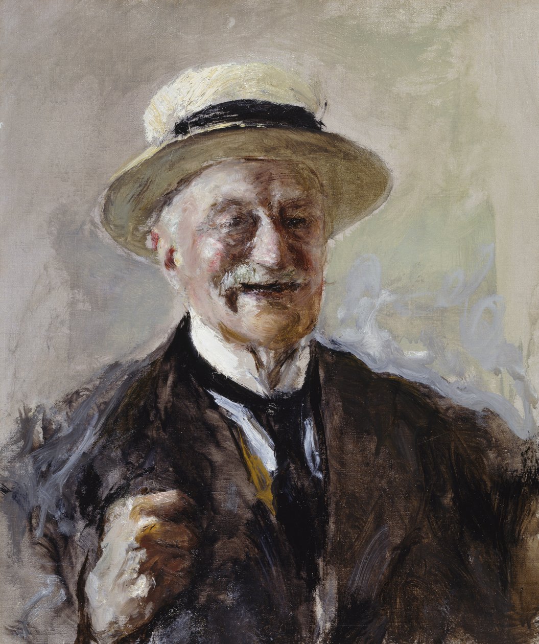 Selbstporträt von Antonio Mancini