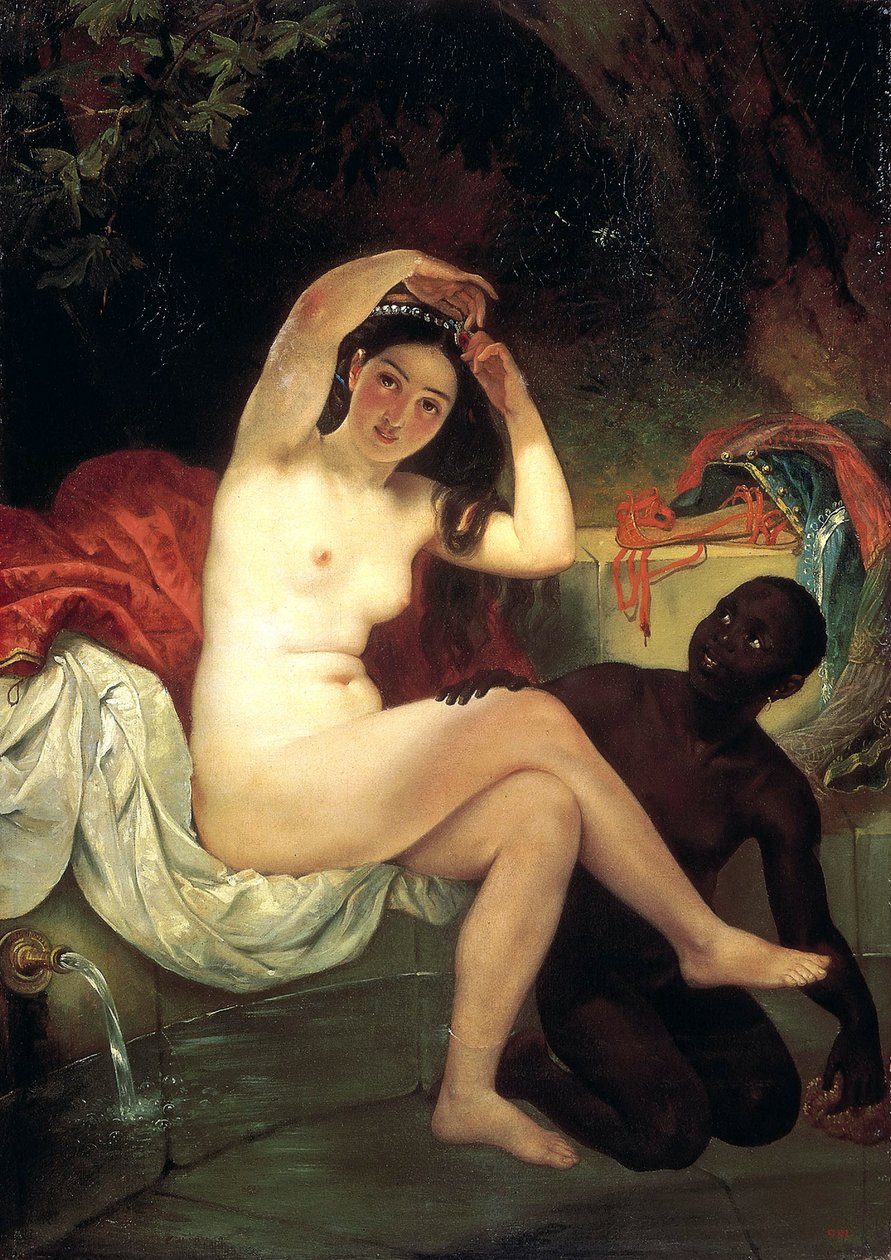 Badende Bathseba von Antonio Molinari