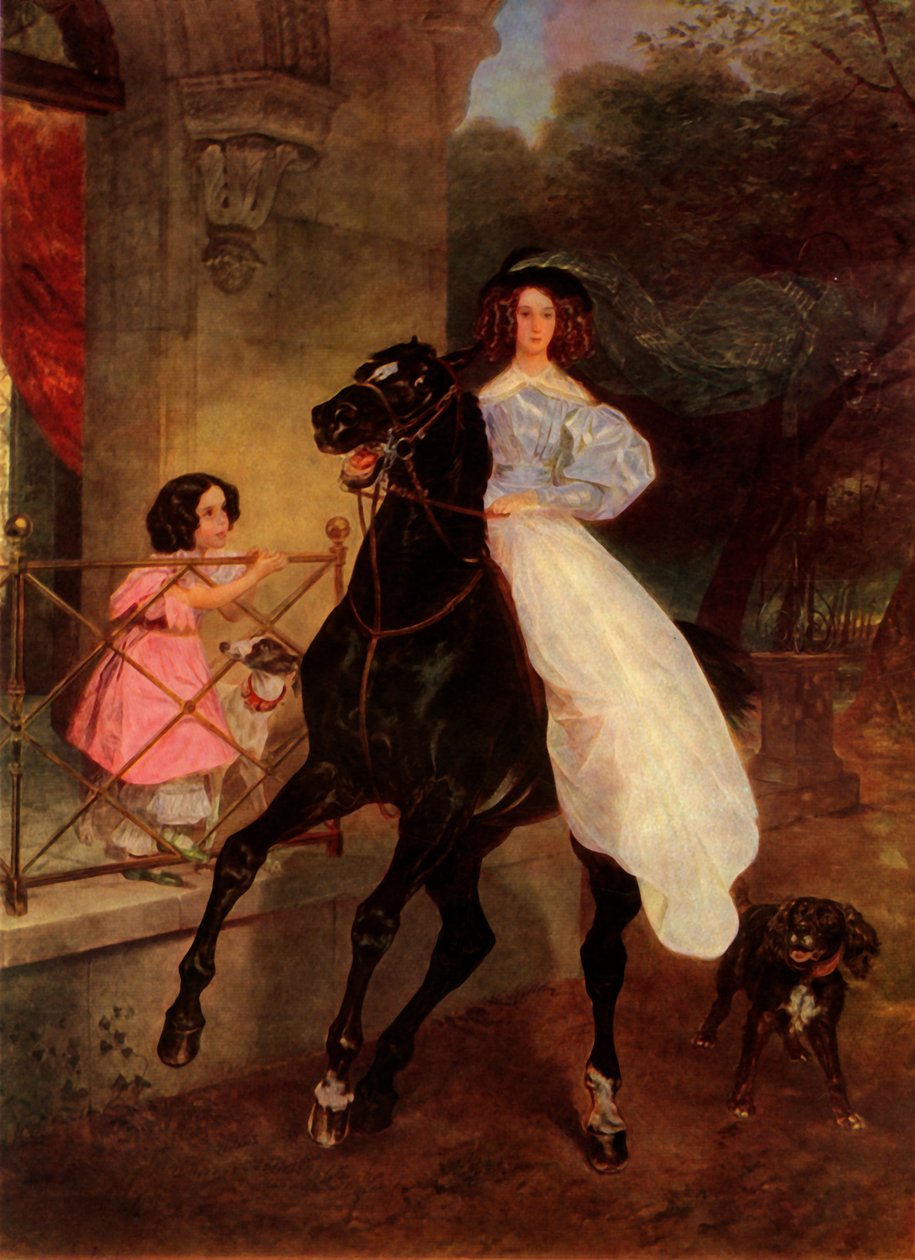 Die Reiterin, 1832, 1965 von Antonio Molinari