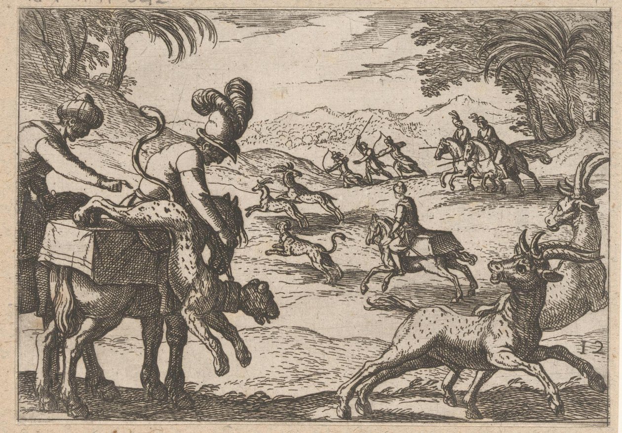 Jagd auf Antilopen (Teil 3) von Antonio Tempesta
