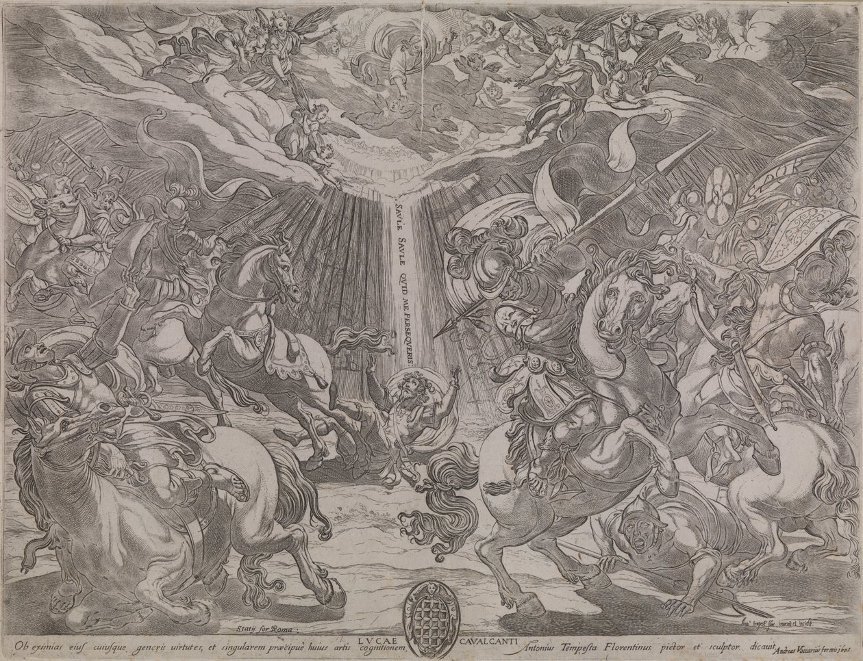 Die Bekehrung des Paulus von Antonio Tempesta