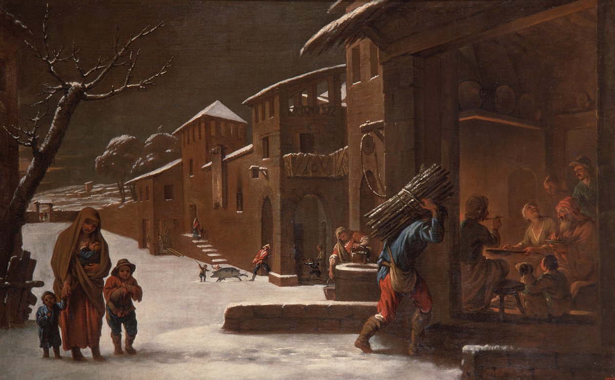Die vier Jahreszeiten: Winter von Antonio Viladomat