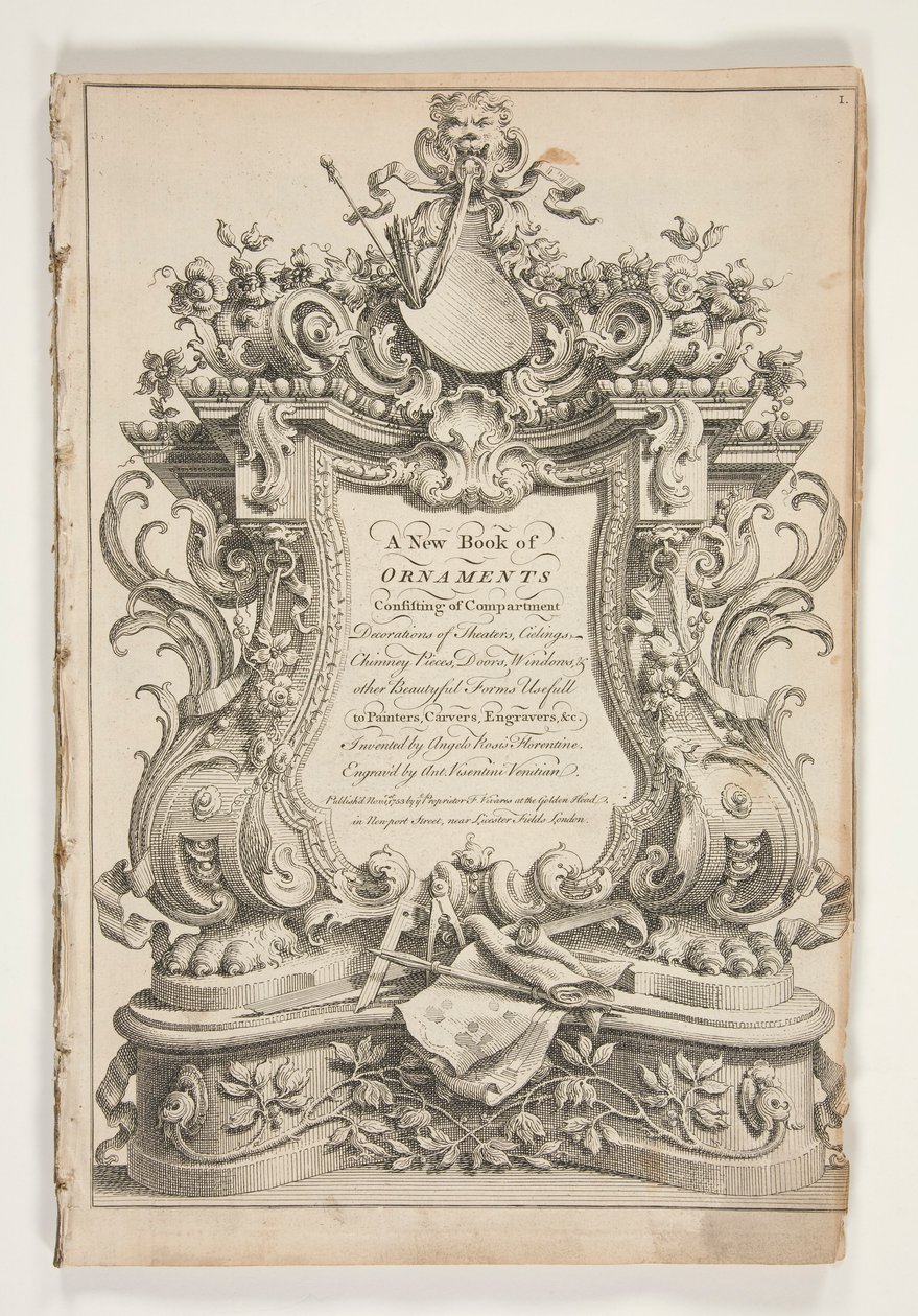 Ein neues Buch der Ornamente von Antonio Visentini