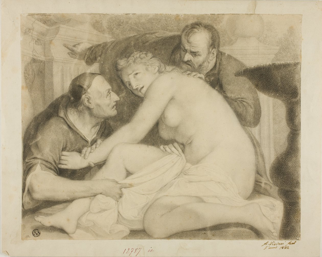 Susanna und die Ältesten von Antonio Viviani