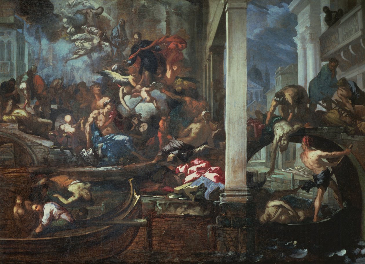 Tod in Venedig, 1666 von Antonio Zanchi