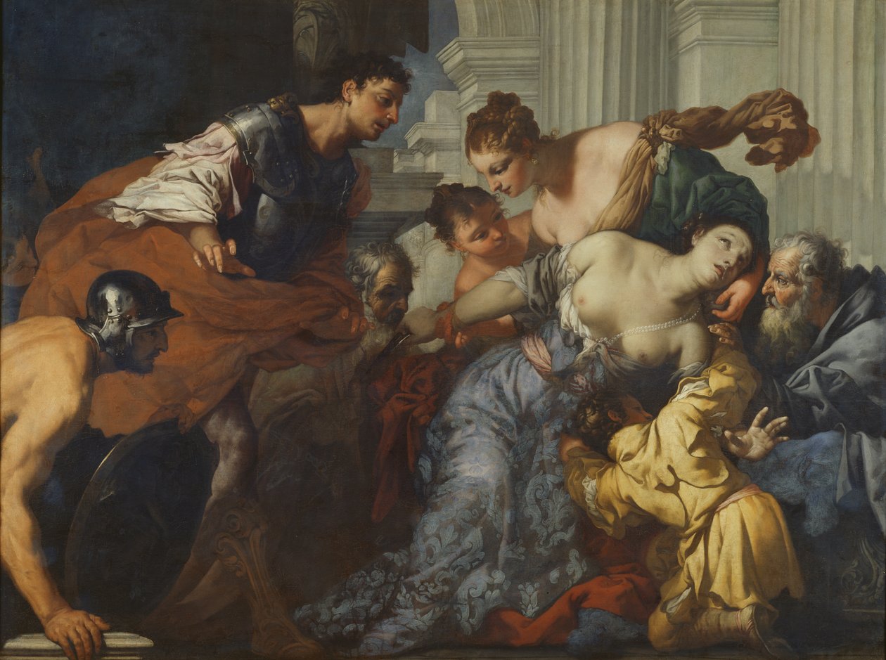 Der Tod der Lucretia von Antonio Zanchi