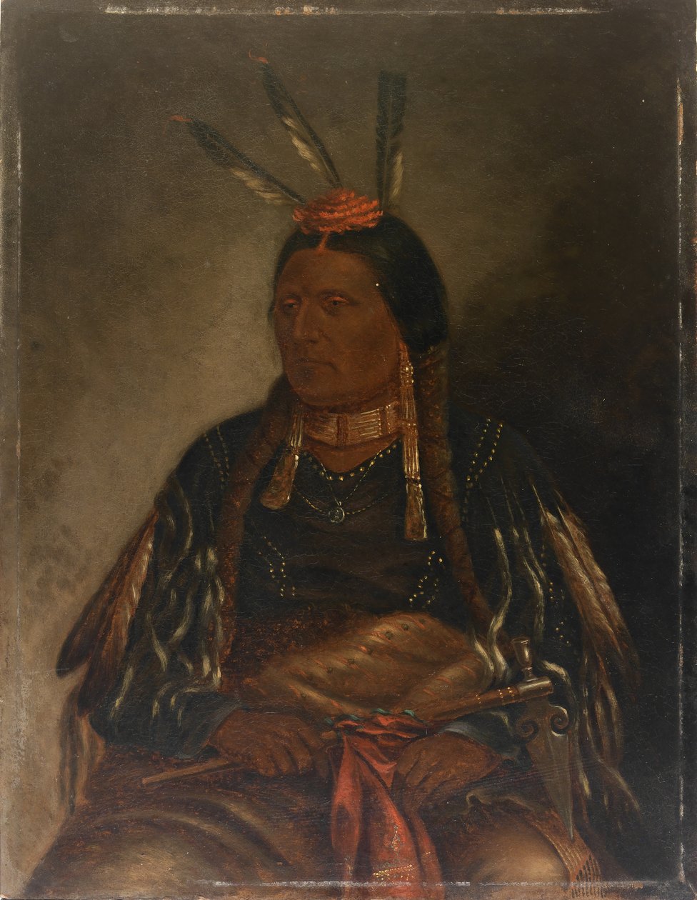 Che-tan-ce-ta Gelber Falke, ca. 1887 von Antonio Zeno Shindler