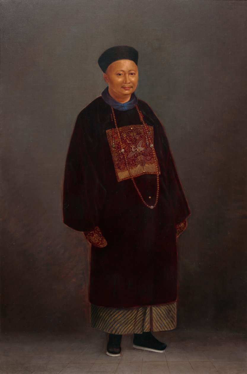 Chinesischer Mandarin, ca. 1893 von Antonio Zeno Shindler