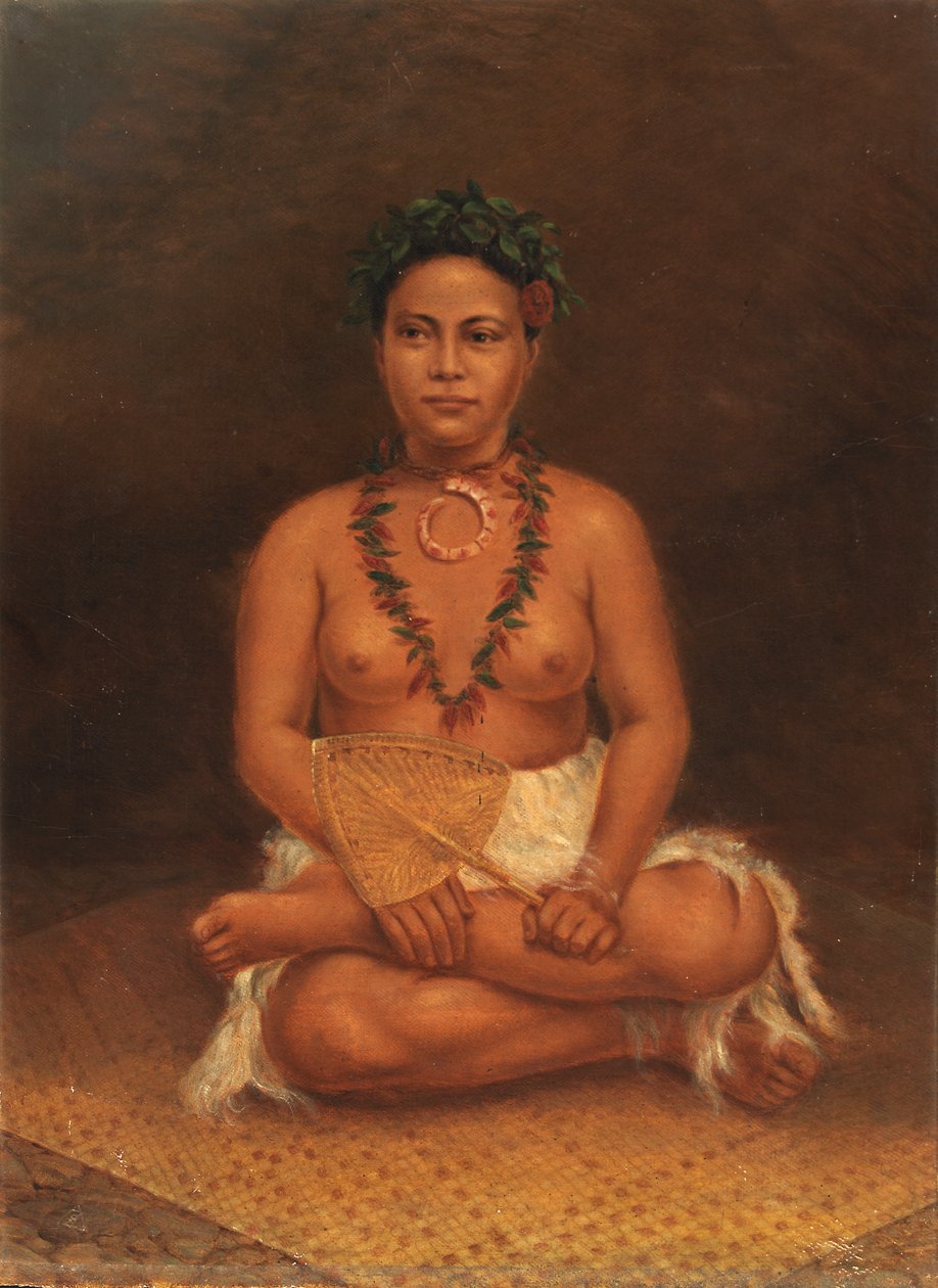Samoanische Frau, ca. 1890-1899 von Antonio Zeno Shindler