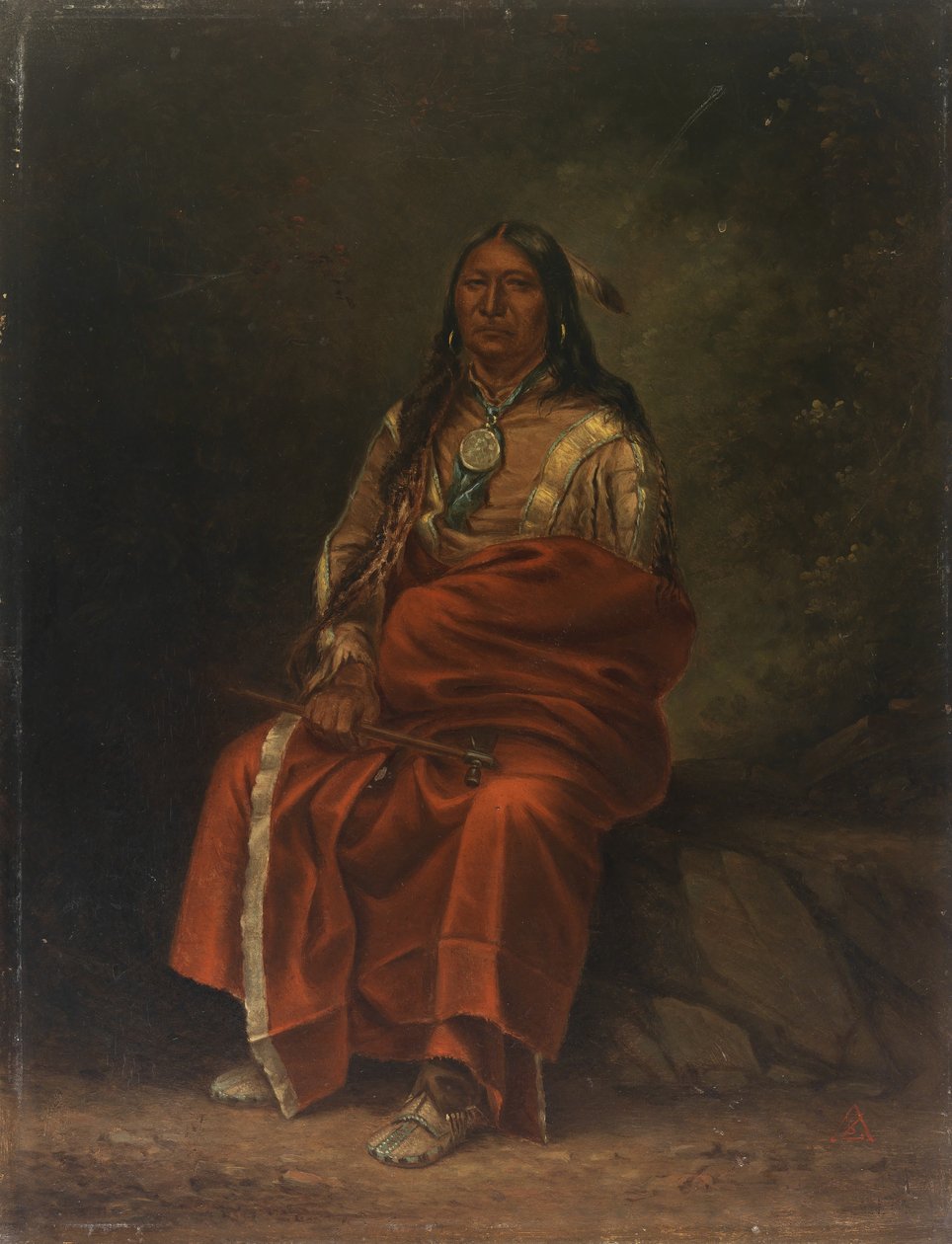 Spotted Tail, ca. 1887 von Antonio Zeno Shindler