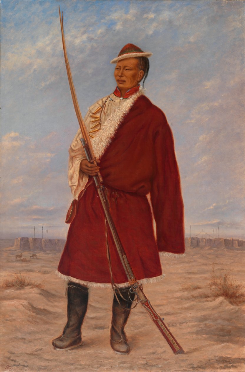 Tibetischer Mann, ca. 1893 von Antonio Zeno Shindler