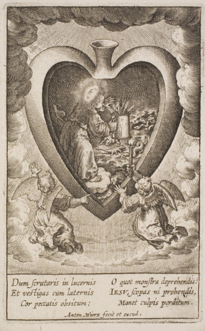 Cor Jesu amanti sacrum von Antonius Wierix