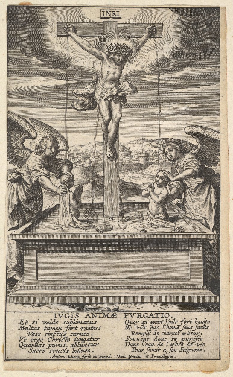Der Brunnen des Lebens, vor 1604 von Antonius Wierix