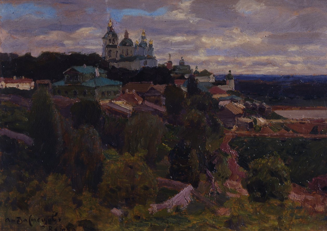 Kathedrale in Vyatka, 1916 von Apollinari Mikhailovich Vasnetsov