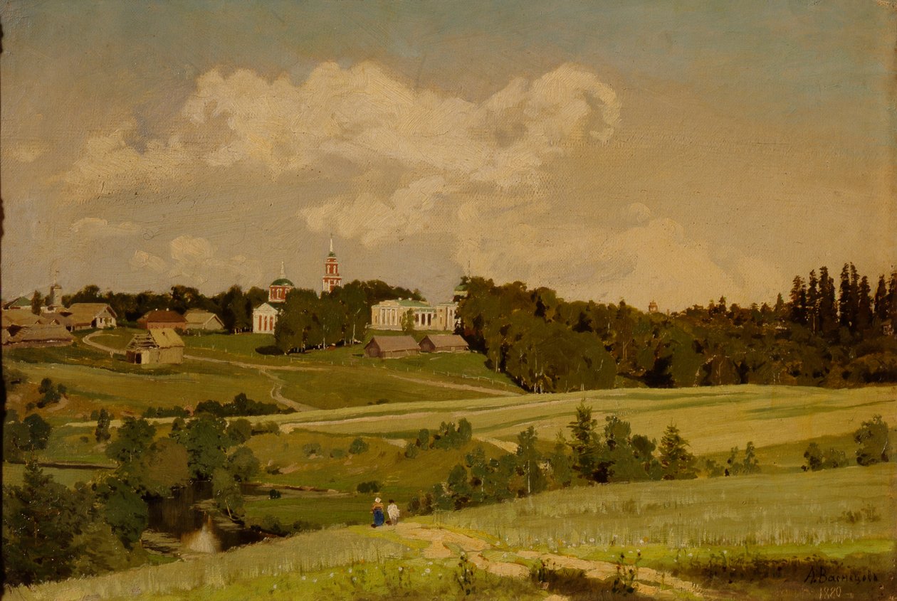 Das Anwesen Akhtyrka, 1880 von Apollinari Mikhailovich Vasnetsov